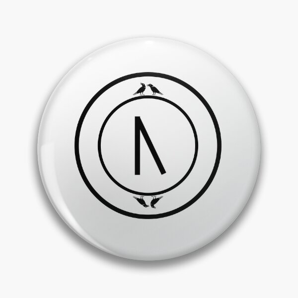 Artikelvorschau, Uruz - Raven White - Nordische Rune - Wikinger-Rune - Altes Alphabet entworfen und verkauft von Live2211.