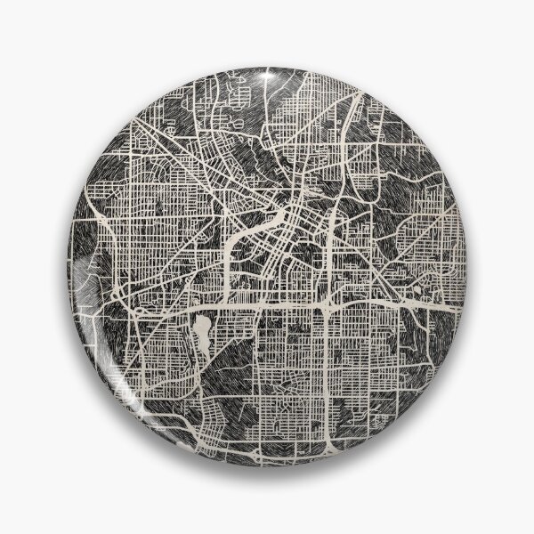 Item preview, Akron map Ohio Ink lines 2 designed and sold by InkMaps.