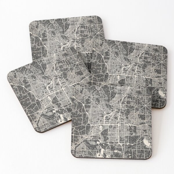 Item preview, Akron map Ohio Ink lines 2 designed and sold by InkMaps.