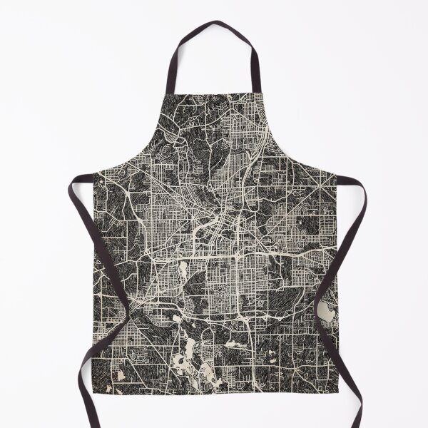 Item preview, Akron map Ohio Ink lines 2 designed and sold by InkMaps.