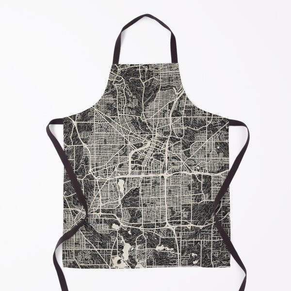 Item preview, Akron map Ohio Ink lines designed and sold by InkMaps.