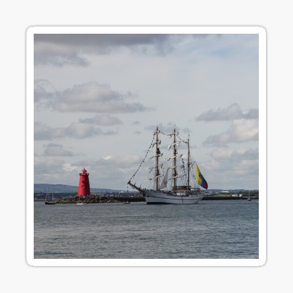 Item preview, Tall Ship Poolbeg Lighthouse designed and sold by Aoife7.