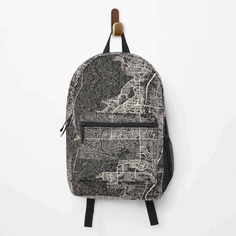 Vista previa del artículo con la obra «Mochila», diseñado y vendido por InkMaps.