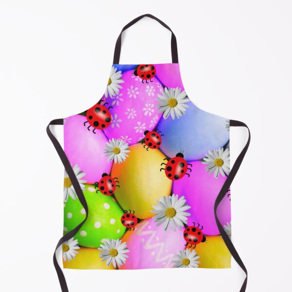Item preview, Easter eggs with ladybugs and daisies designed and sold by SpartaStore.