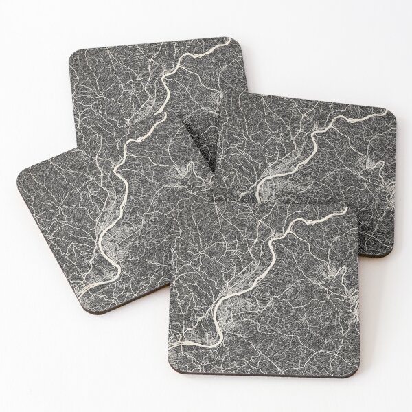 Item preview, Allegheny map Pennsylvania Ink lines designed and sold by InkMaps.