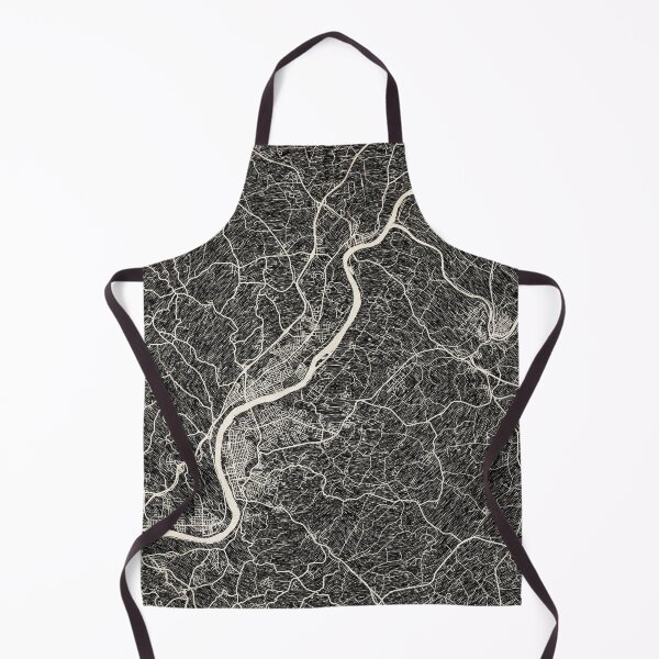 Item preview, Allegheny map Pennsylvania Ink lines designed and sold by InkMaps.
