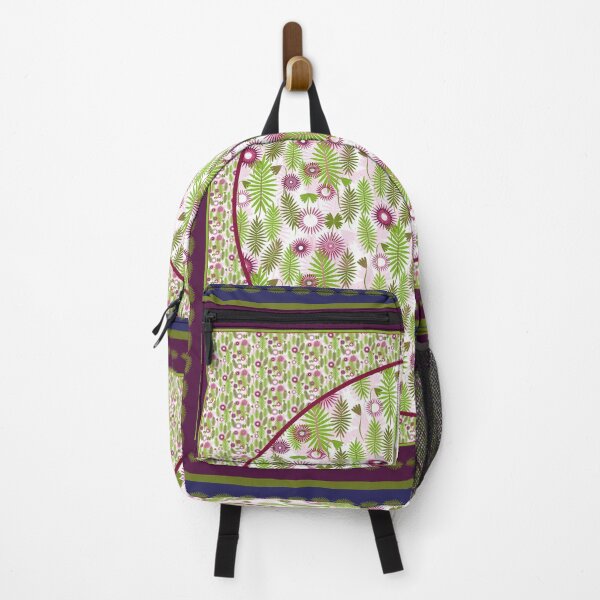 Item preview, Beautiful tropical design, pink, green, blue, dark red designed and sold by Susan Marie Williams.