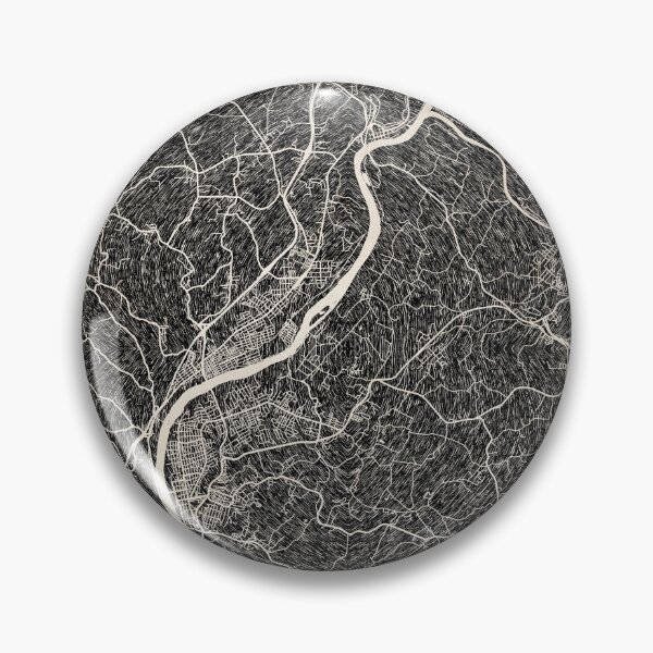 Item preview, Allegheny map Pennsylvania Ink lines 2 designed and sold by InkMaps.