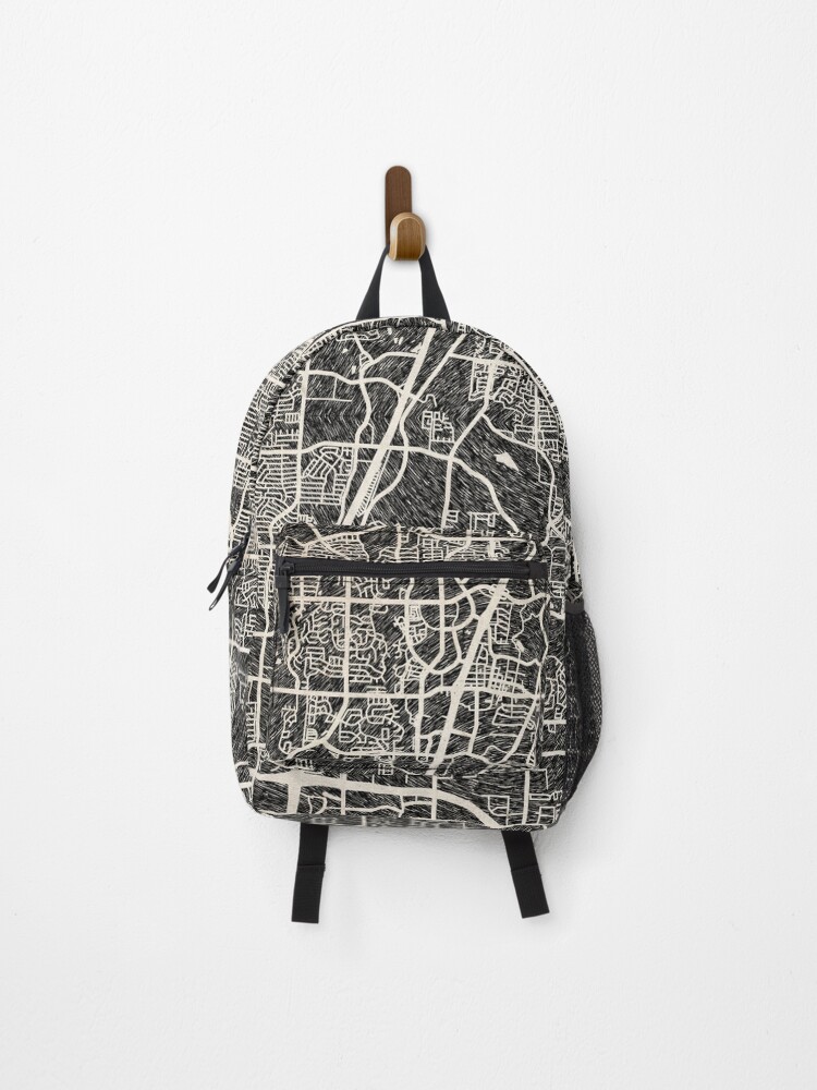 Thumbnail 1 of 3, Backpack, Allen map Texas Ink lines designed and sold by InkMaps.