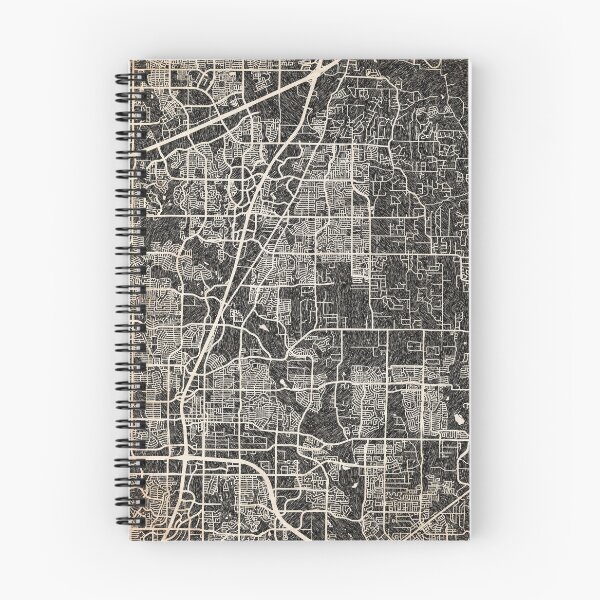 Item preview, Allen map Texas Ink lines 2 designed and sold by InkMaps.