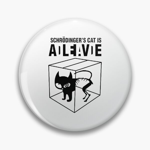 Item preview, Schrodinger's Cat Is ADLEIAVDE - Art1 (BK) designed and sold by Alcino Major.