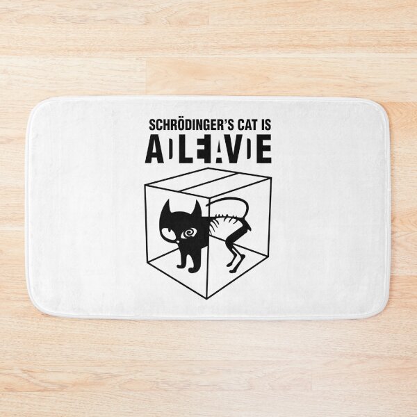 Item preview, Schrodinger's Cat Is ADLEIAVDE - Art1 (BK) designed and sold by Alcino Major.