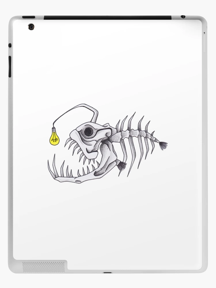 Wild Bobby, Funny Fishbone Skeleton Angler Fish, Animal Lover