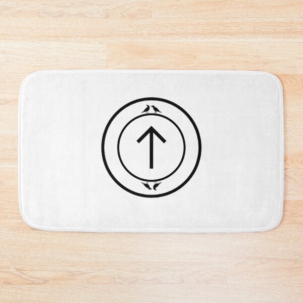 Item preview, Tiwaz - Raven White - Norse Rune - Viking Rune - Ancient Alphabet designed and sold by Live2211.