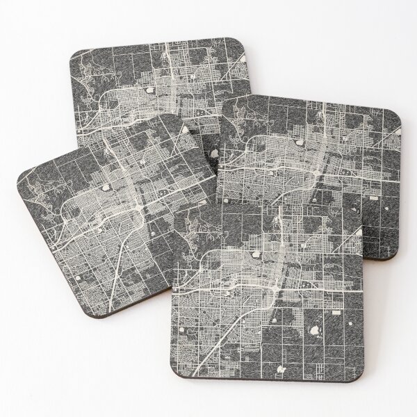 Item preview, Amarillo map Texas Ink lines designed and sold by InkMaps.