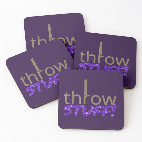 Item preview, I throw stuff glitter designed and sold by DianeBP.
