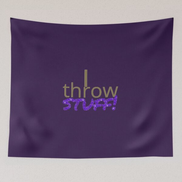 Item preview, I throw stuff glitter designed and sold by DianeBP.