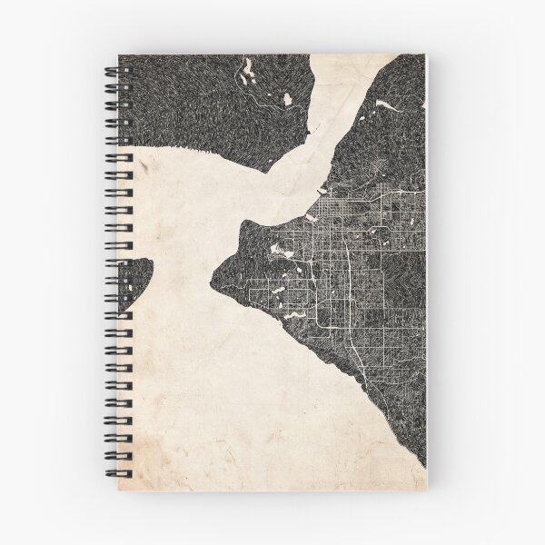 Item preview, Anchorage map  Alaska Ink lines 2 designed and sold by InkMaps.