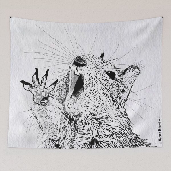 Item preview, Screaming Squirrel designed and sold by nijigbo.