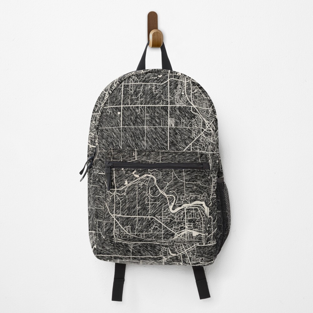 Vista previa del artículo con la obra «Mochila», diseñado y vendido por InkMaps.