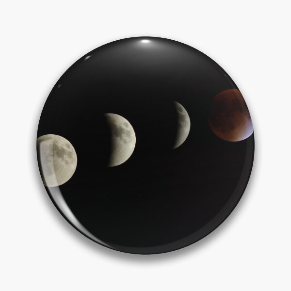 Item preview, Total lunar eclipse in stages designed and sold by silverwheelarts.