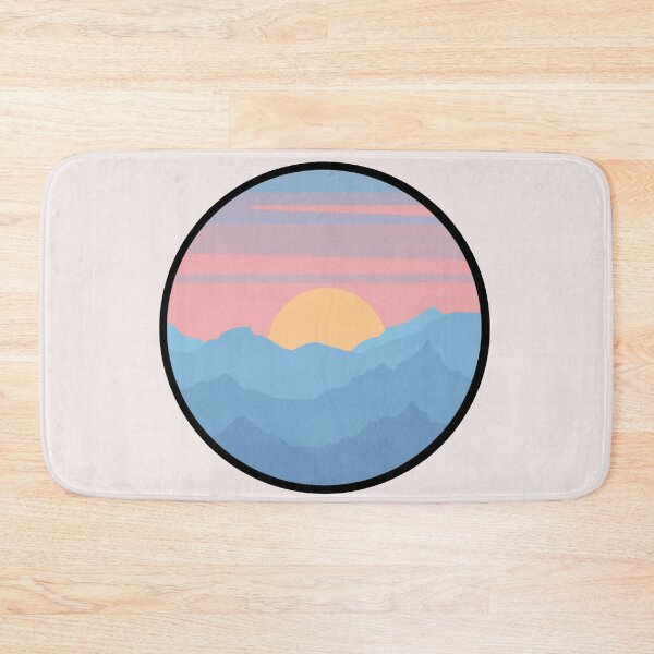 Item preview, Pretty sunset through mountains designed and sold by dudilyra.
