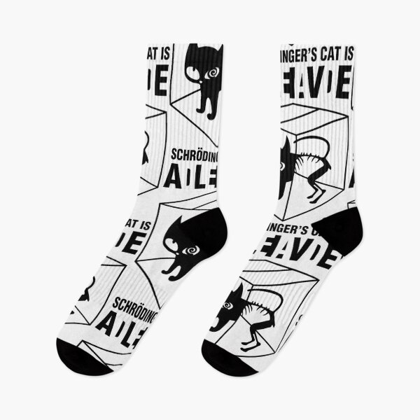 Item preview, Schrodinger's Cat Is ADLEIAVDE - Art1 (BK) designed and sold by Alcino Major.