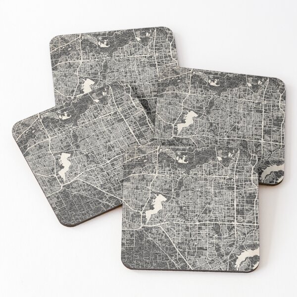 Item preview, Arlington map Texas Ink lines designed and sold by InkMaps.