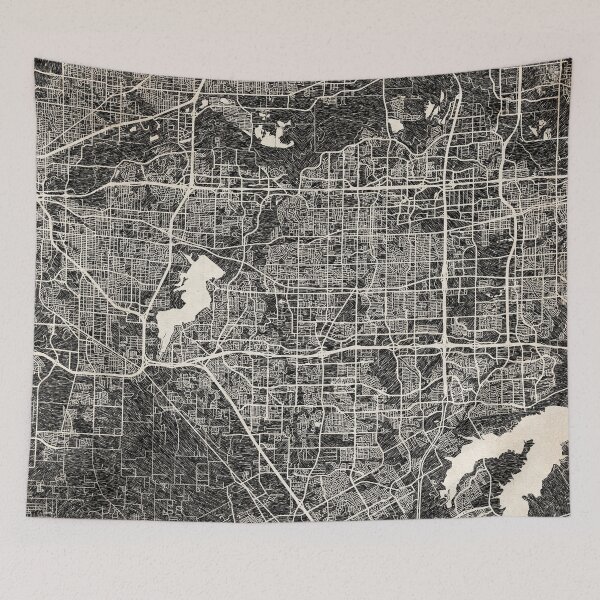 Item preview, Arlington map Texas Ink lines designed and sold by InkMaps.