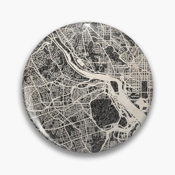 Item preview, Arlington map Virginia Ink lines 2 designed and sold by InkMaps.