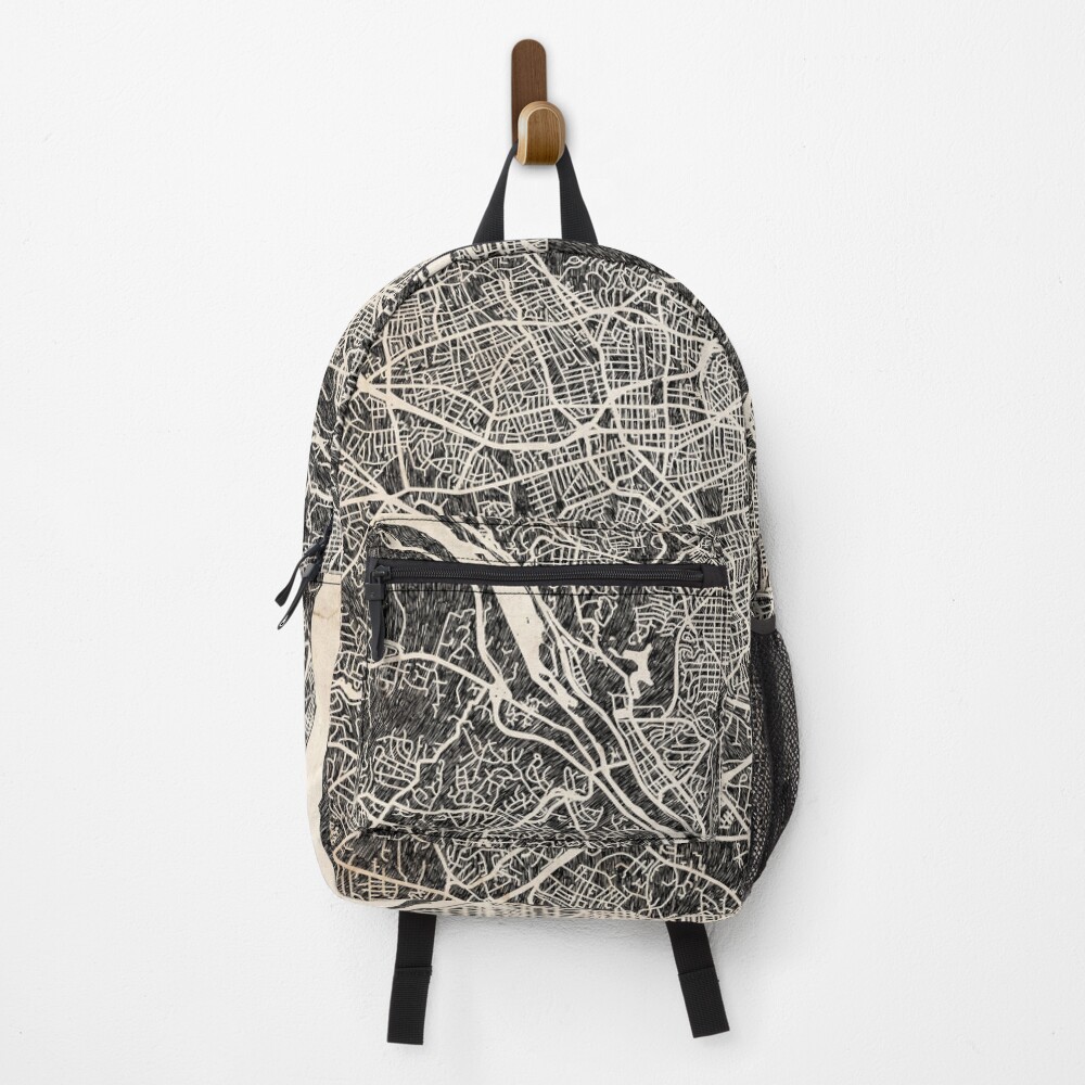 Vista previa del artículo con la obra «Mochila», diseñado y vendido por InkMaps.