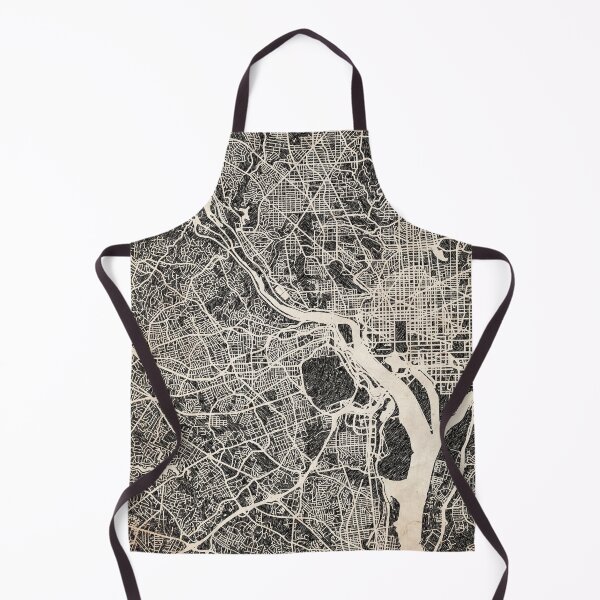 Item preview, Arlington map Virginia Ink lines 2 designed and sold by InkMaps.
