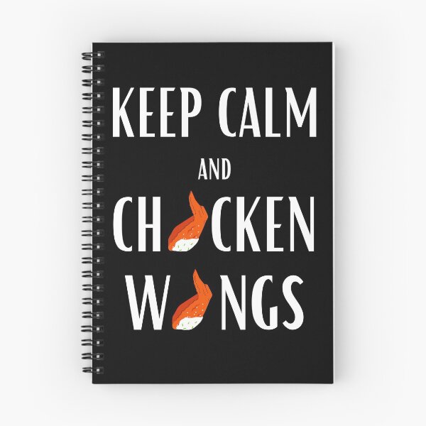 Item preview, Keep calm and chicken wings funny black designed and sold by daguilon.