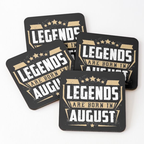 Item preview, Legends Are Born in August Birthday Gift designed and sold by joykart.