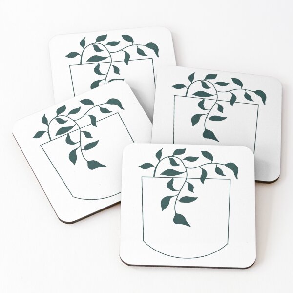 Item preview, Green pocket leaves with stars designed and sold by Nerielart.