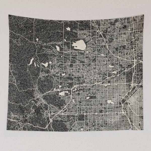 Item preview, Arvada map Colorado Ink lines designed and sold by InkMaps.