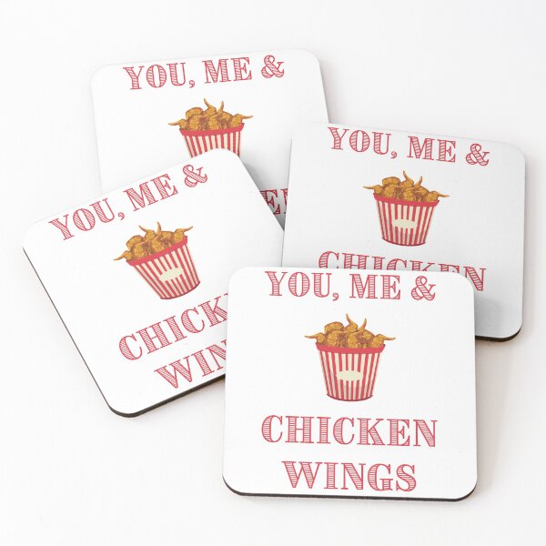 Item preview, Funny chicken wings you and me white designed and sold by daguilon.