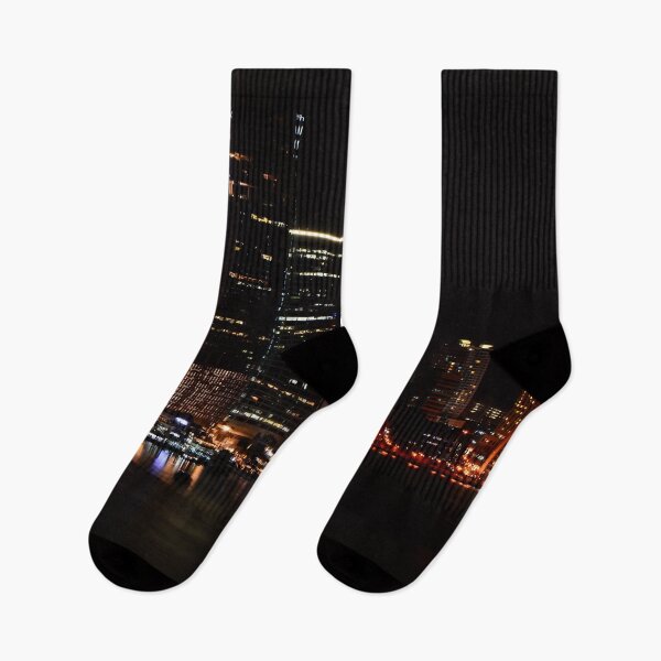 Item preview, Window lights of the Brisbane skyline. Photo by Einar Aasen designed and sold by Einar Aasen.