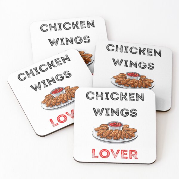Item preview, Funny chicken wings lover white designed and sold by daguilon.