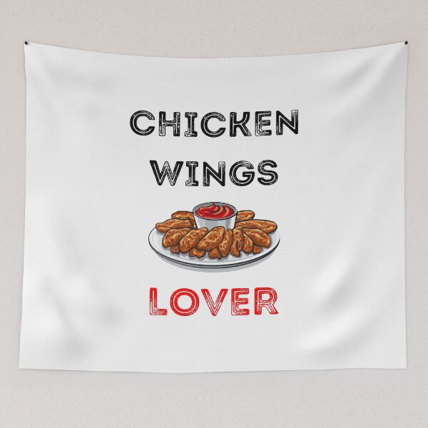 Item preview, Funny chicken wings lover white designed and sold by daguilon.