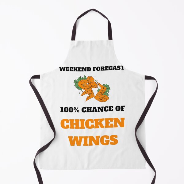 Item preview, Funny chicken wings weekend forecast white designed and sold by daguilon.