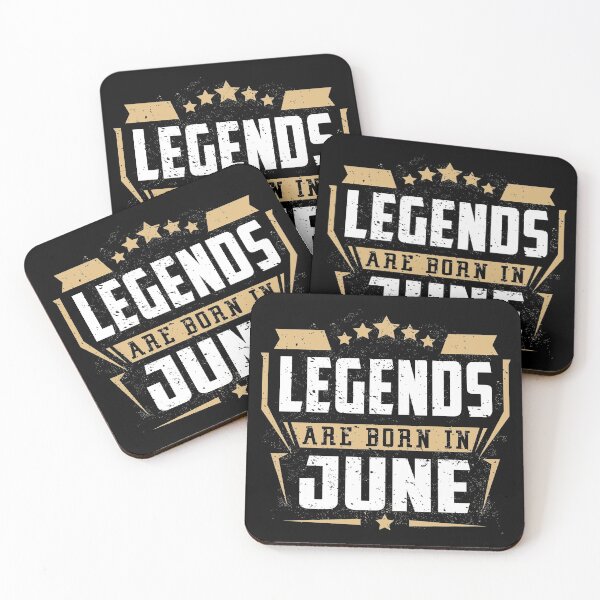 Item preview, Legends Are Born in June Birthday Gift designed and sold by joykart.