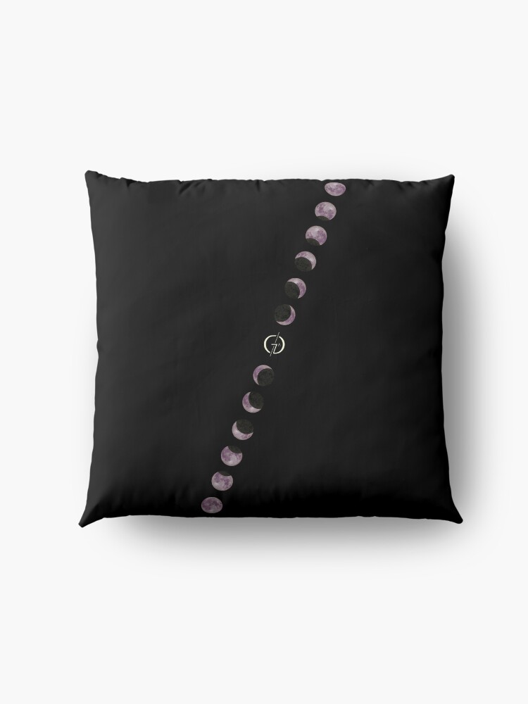 Alternate view of Lo-fi Space | Moon phases Floor Pillow