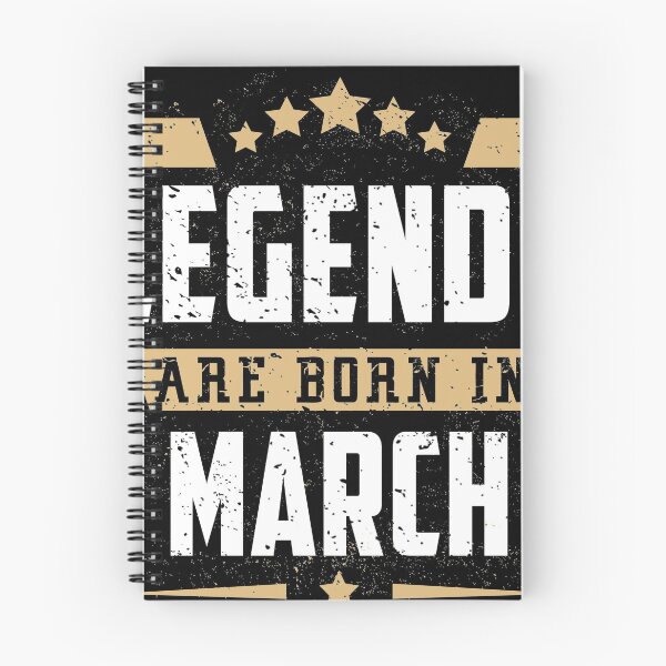 Item preview, Legends Are Born in March Birthday Gift designed and sold by joykart.