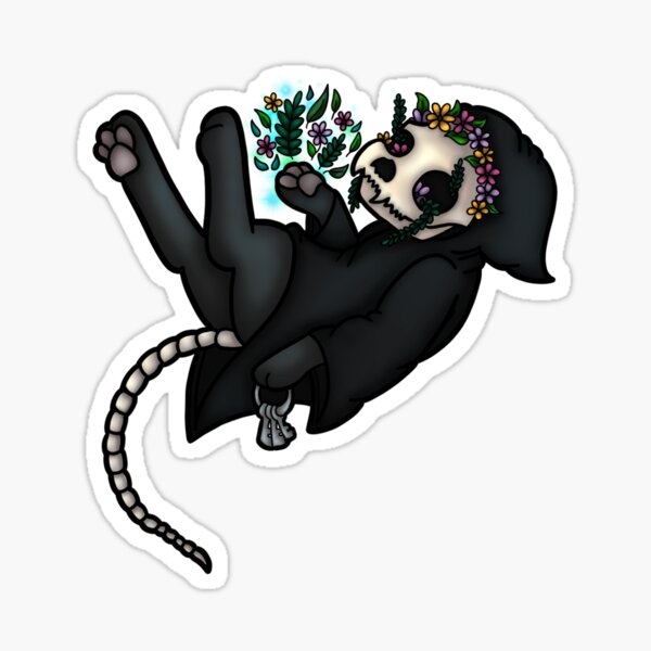 Spooky Cat Sticker