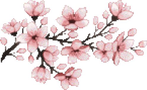 "Pixel Flowers" Stickers by samartxo | Redbubble