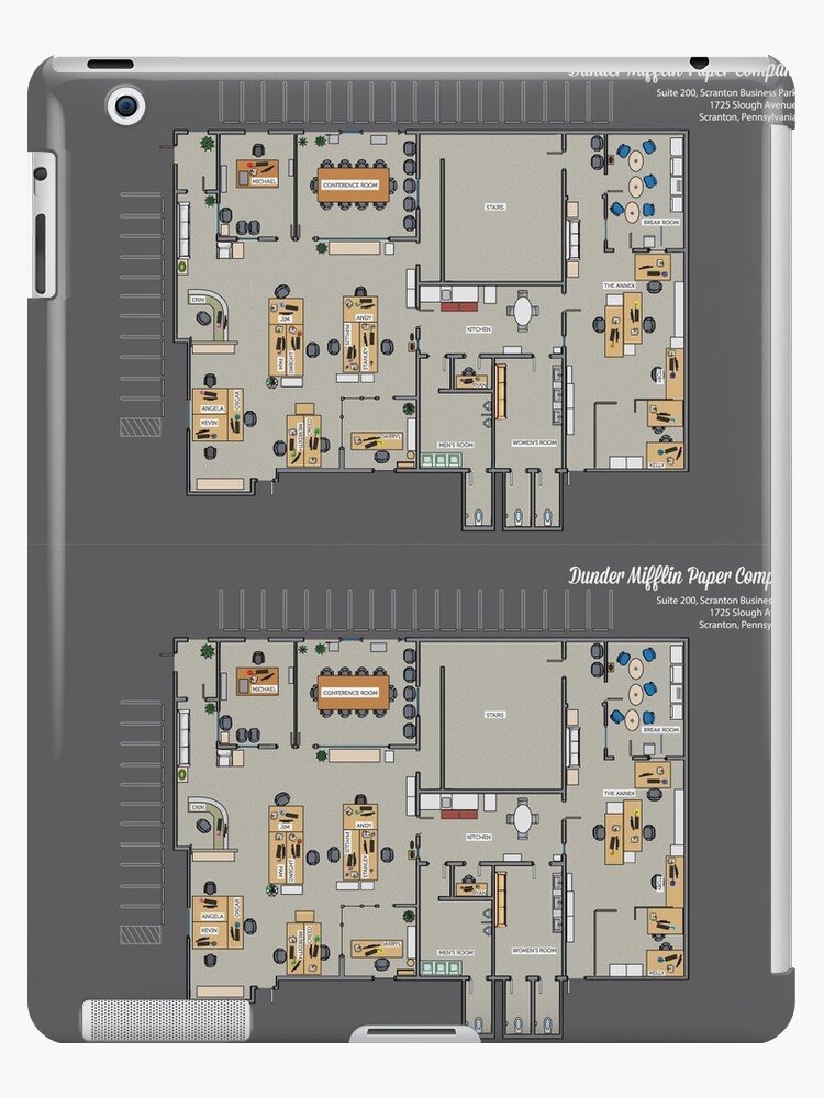 Map of The Office - Dunder Mifflin