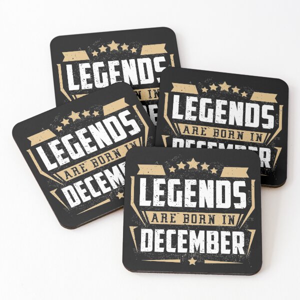 Item preview, Legends Are Born in December Birthday Gift designed and sold by joykart.