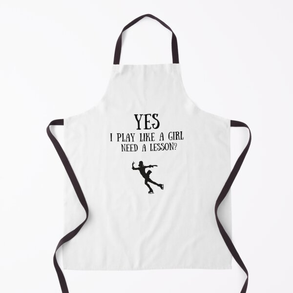 Item preview, Figure skating: Yes I play like a girl, Need a lesson? designed and sold by TheGreenGoat.