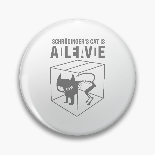 Item preview, Schrodinger's Cat Is ADLEIAVDE - Art1 (BK-Trans) designed and sold by Alcino Major.
